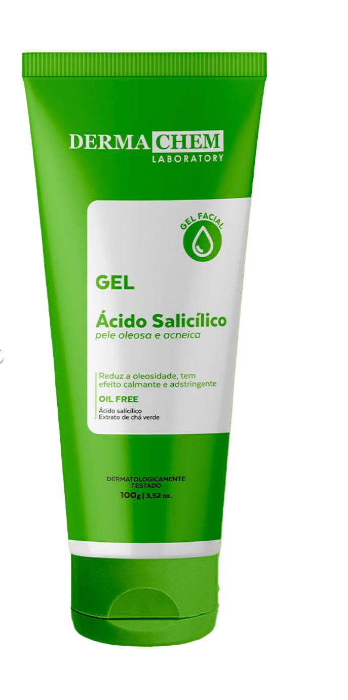DermaChem Ácido Salicílico Soap , Gel e Esfoliante pele Oleosa Anti Oiliness